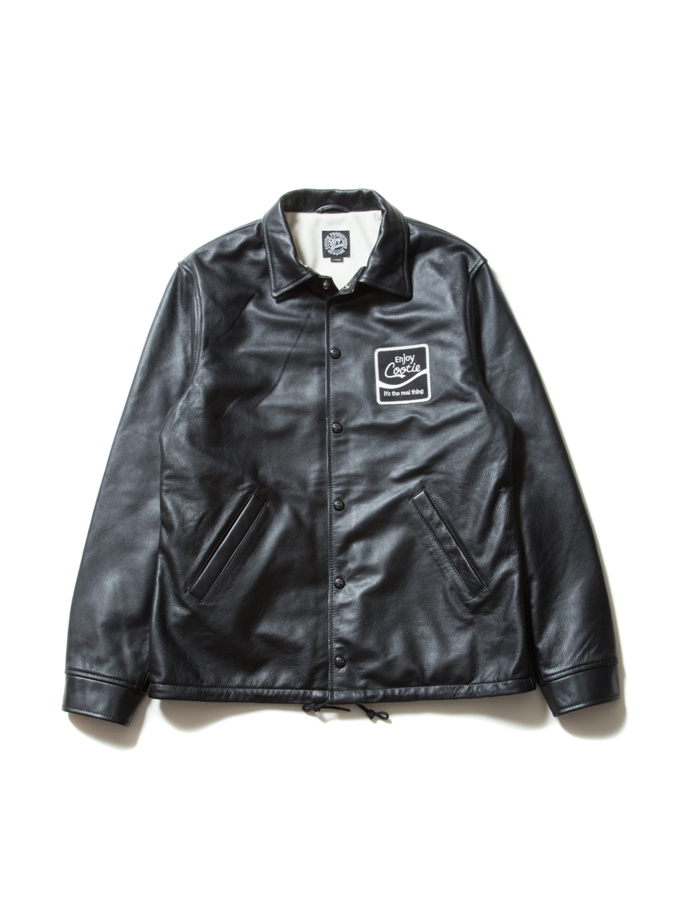 21aw COOTIE Leather Coach Jacket - ステンカラーコート